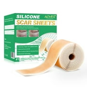 Aliver 60 inch Silicone Scar Roll, Adhesive Silicone Tape for Scar Tape