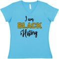 thumbnail image 3 of Inktastic I Am Black History Women's V-Neck T-Shirt, 3 of 5