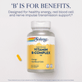thumbnail image 3 of Solaray Vitamin B-Complex 75mg | Two-Stage Timed-Release for Extended Availability | Support for Hair, Skin, Nails, Nerves, Immune Function | 100 CT, 3 of 7