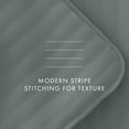 thumbnail image 3 of Noble Linens 3 Piece Eucalyptus Stripe Stitch Quilt Set, Queen / Full, 3 of 6