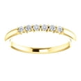 thumbnail image 3 of Jewels By Lux 14K Yellow Gold Diamond Polished 1/8 CTW Diamond Stackable Ring Size 7, 3 of 3