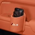 thumbnail image 6 of For Mercedes Benz GLB 1pc Leather Car Cup Holder Car Seat Back Organizer Box Used For Organizing Vehicle Water Cup Clip Storage Rack, 6 of 11