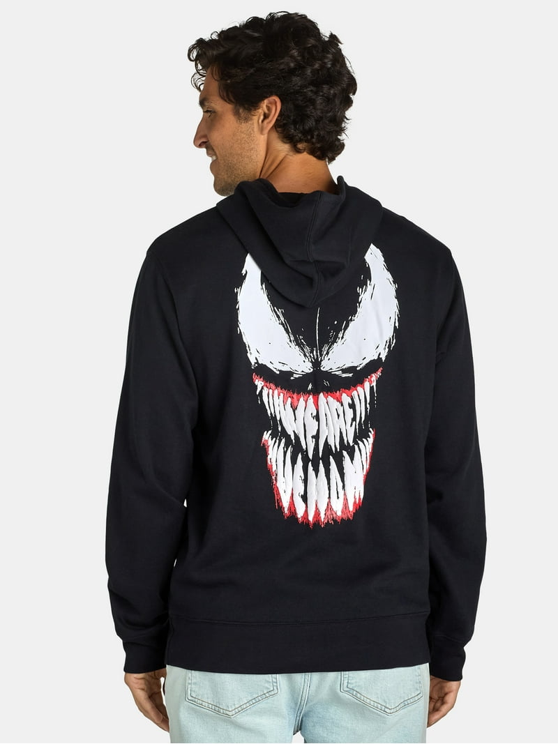 Marvel Men's & Big Men's Venom Graphic Hoodie, Sizes XS-3XL