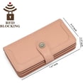 thumbnail image 4 of LAICAIW Women's Wallet Genuine Leather RFID Blocking Large Capacity Trifold Ladies Wallet, 4 of 6