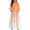 #A02-Orange, variant on Abcomgle Girls Beach Dress Casual A-Line 3/4 Sleeve Maxi Dress Gradient Crew Neck Sundresses Tiered Dresses with Pockets,13-14 Years Beige