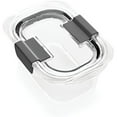 Rubbermaid Brilliance Food Storage Container, Multiple Sizes, Clear