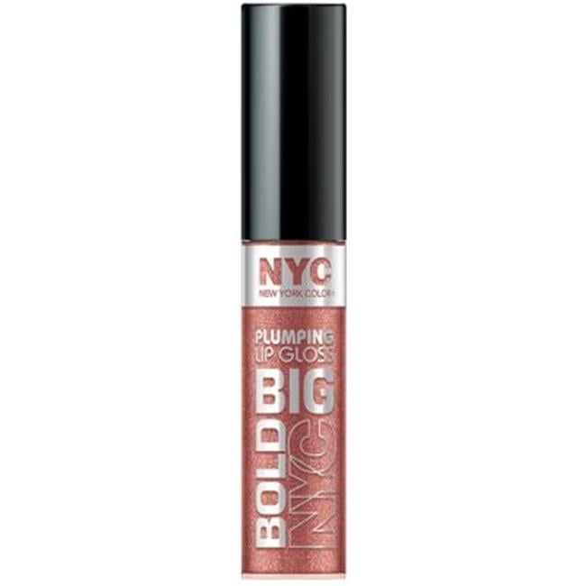 NYC New York Color Big Bold Plumping Lip Gloss, Magnified Mauve