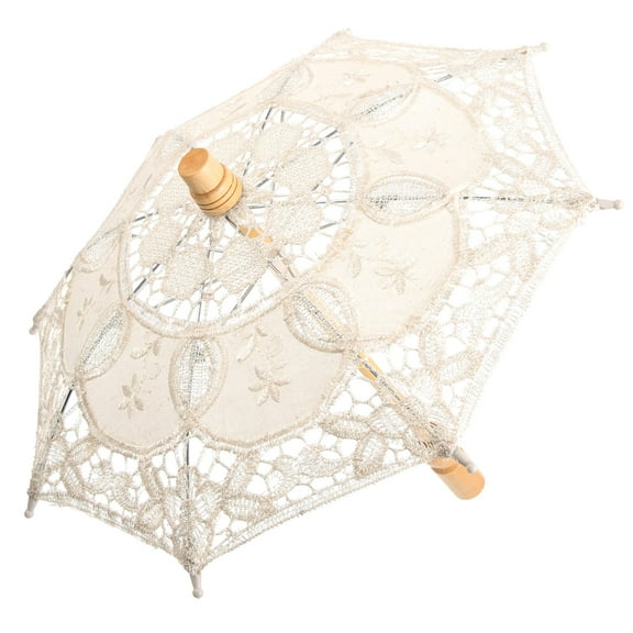 PBPBOX Elegant Umbrella Lace Umbrella White 1Set