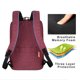thumbnail image 5 of Mochila de Senderismo Sonducket de Poliéster color Vino rojo, 5 of 6