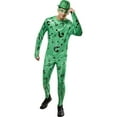 Fat Riddler Costume Batman Forever Riddler Deluxe Costume for Adults by Rubies, Men's ...
