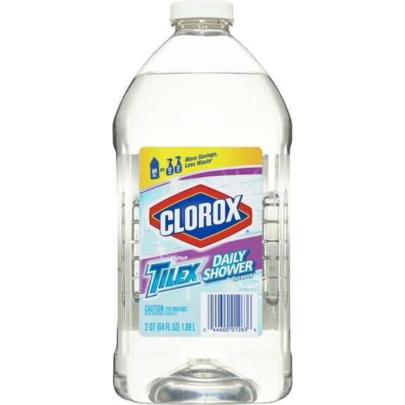 Clorox Plus Tilex Daily Shower Cleaner, Refill Bottle, 64 oz
