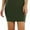Olive, variant on ToBeInStyle Women's 1/4 Sleeve Scoop Neck & Back Mini Dress
