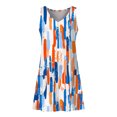 thumbnail image 3 of WILLBEST Faldas Para Mujer Vestidos De Verano Para Mujer 2025 Vestido Playero Bohemio Informal Sin Mangas Con Cuello Camiseta Floral Con Bolsillo, 3 of 3