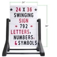 thumbnail image 5 of Excello Global Products 24"x36" Swinging Chalkboard, 5 of 7