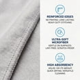thumbnail image 3 of Unique Bargains 3pcs Fish Scale Streak Free Magic Glass Towels Grey 10" x 10", 3 of 8