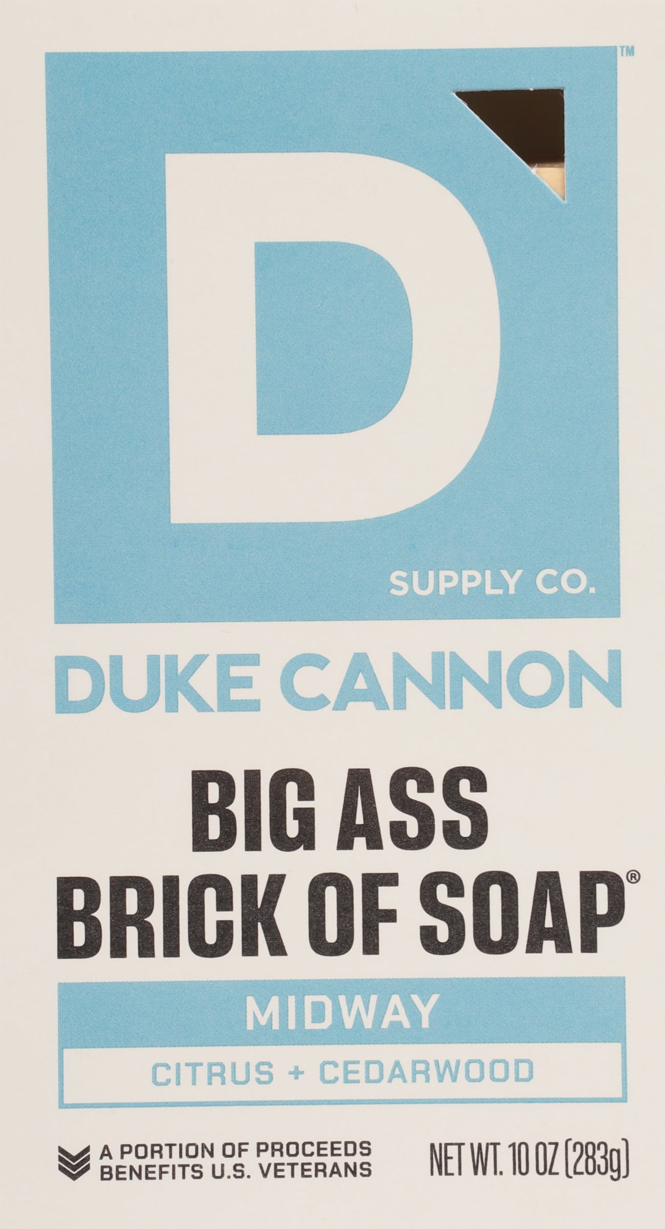 (6 pack) Duke Cannon Big Ass Brick of Soap® for Men, Midway, 10 oz Bar Soap