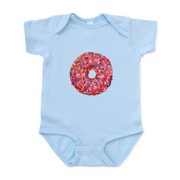 CafePress - Skull &Bone Sprinkle Donut Infant Bodysuit - Baby Light Bodysuit, Size Newborn - 24 Months