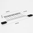 thumbnail image 2 of Sandwich Cage Stainless Steel Bread Holder Clip for Toasters Bread Maker 43CM, 2 of 6