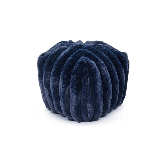 Puff Sacoos Taburete Reposapies Peluche Suave Colores