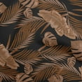 thumbnail image 1 of oneOone Rayon Brown Fabric Tropical Leaf Quilting Supplies Print Sewing Fabric By The Yard 56 Inch Wide, 1 of 4