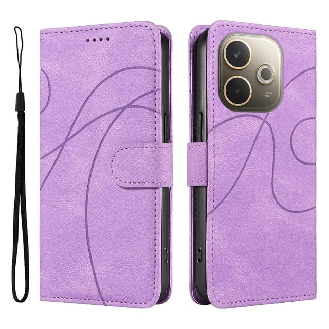 Flip Case For FOXDOCK OPPO A5 Pro 5G Card Slots and Kickstand Function Skin Feel Leather