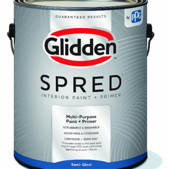 PPG Glidden GLSIN30MB01 Spred Interior Latex SemiGloss Midtone Base