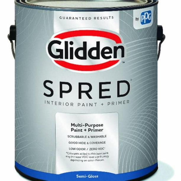 PPG Glidden GLSIN30MB01 Spred Interior Latex SemiGloss Midtone Base