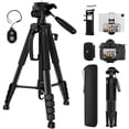 thumbnail image 1 of Trípode para Cámara Kisfam 190 cm Negro con Control Inalámbrico y Rotación 360°, 1 of 7