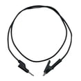 thumbnail image 4 of Cable de prueba de 100 cm con conector banana y pinza de cocodrilo para fuente de alimentación, versátil, Negro, 4 of 9