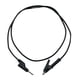 thumbnail image 4 of Cable de prueba de conector banana a pinza de cocodrilo de 100 cm para ensamblaje de circuitos. Negro, 4 of 9