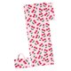 thumbnail image 4 of Funda para silla de playa, toalla de salón, multiusos, a rayas, suave, con bolsillo lateral, rosa, 4 of 9