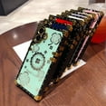 thumbnail image 3 of Luxury Retro Diamond Rhinestones Square Case for IPhone 16 12 13 14 15 Pro Max 16pro Soft Silicone Plating Shockproof Cover Red For iPhone 15Pro Max, 3 of 6