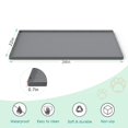 thumbnail image 4 of Alfombrilla de silicona impermeable para gatos Jacooxi, 86 x 56 cm, color gris, 4 of 7