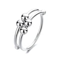 thumbnail image 1 of Anillo De Ansiedad De Rotación Libre Abierto Unisex Con Cuentas Anillos De Cuentas Giratorias Apilables Ajustables Methold AP005720-00, 1 of 6