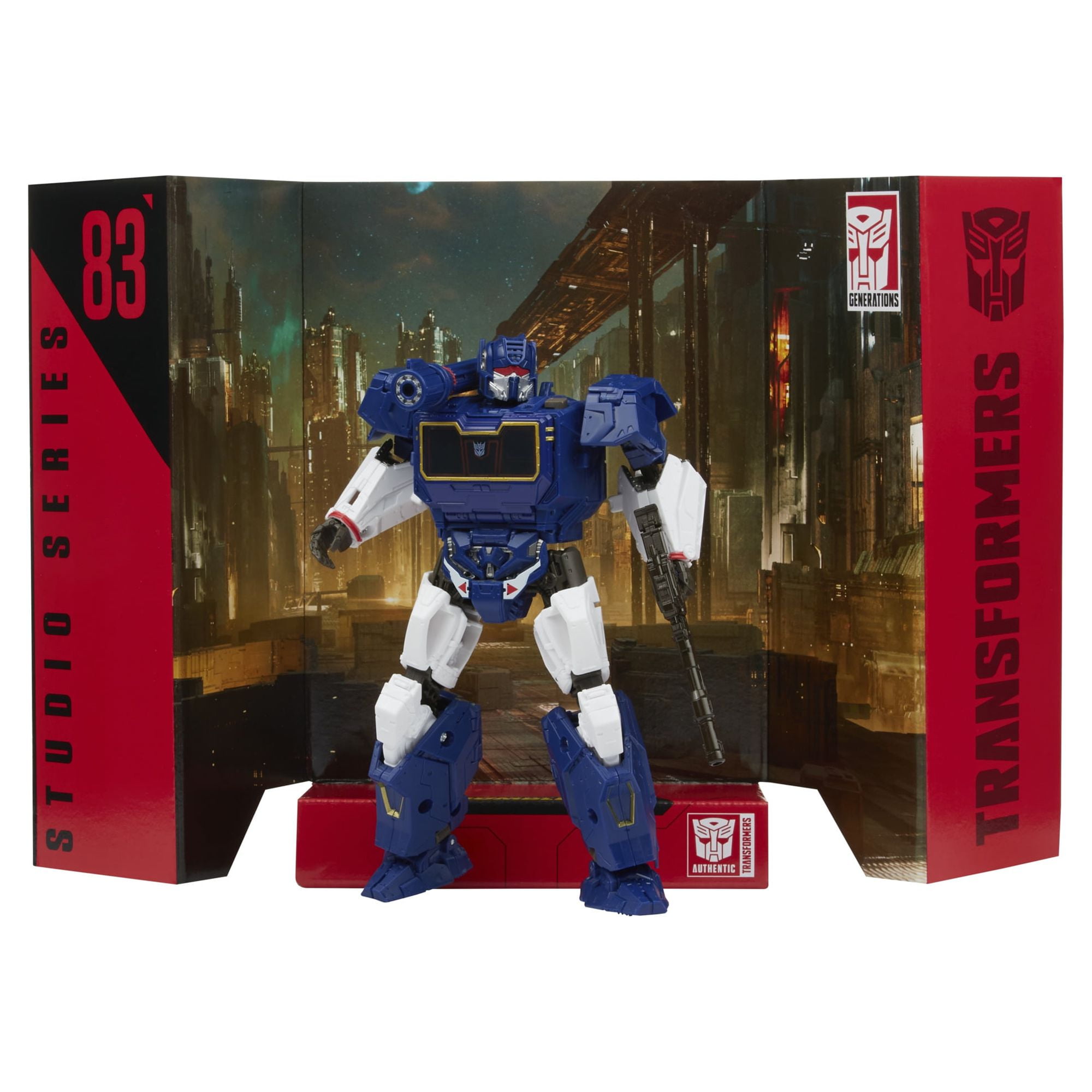 Transformers Studio Series 83 Soundwave Collectible Action Figure, 8+, 0.3 lb, Multicolor