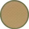 thumbnail image 4 of 8' Round Beige Round Stain Resistant Indoor Outdoor Area Rug, 4 of 6