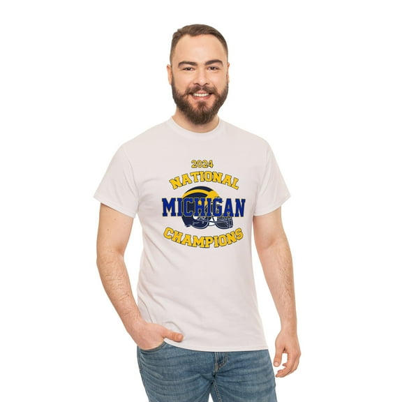 2024 College Football Michigan National Championship Unisex Cotton Tee