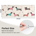 thumbnail image 5 of Colorful Funny Dachshund Kitchen Rug Mat,Kitchen Runner Rugs Non Skid Washable,Decorative Kitchen Floor Mats for Kitchen,Sink,Laundry,17"X47", 5 of 5