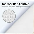 thumbnail image 6 of Bathroom Set Solid Color Gold #6 Non Slip Soft Chenille Bath Rug With Rubber Backing U-Shape Contour Rug, Mat And Toilet Lid Cover, 6 of 6