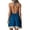 F-681Blue, variant on ZHOGXU Summer Dresses For Women Sleeveless Halter Neck Color Block Backless Comfortable Loose Fit Dress For Casual Daily Wear,Red,M