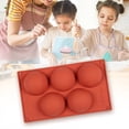 thumbnail image 6 of Clearance Under $3.04! 1PC Half-Sphere Silicone Baking Mold, 5-Cavity Semi-Circle Cake Pan - Non-Stick, Heat-Resistant for Desserts (B, One Size), 6 of 7