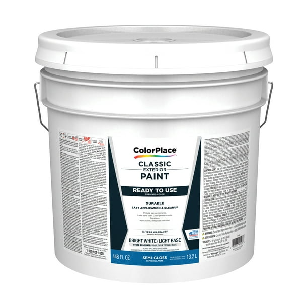 ColorPlace Classic Exterior House Paint, SemiGloss