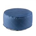 thumbnail image 1 of Inflatable Ottoman - Navy Geo, 1 of 6