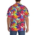 thumbnail image 3 of Sikiie Colorful Bananas Men's Cuban Shirt, Hawaiian Shirts, Business Casual Button Down Shirts, Short Sleeve Shirt-XX-Large, 3 of 5