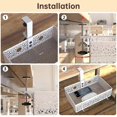 thumbnail image 4 of Hidden Under Desk Storage Basket Black Fixed, 4 of 4