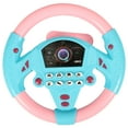 thumbnail image 1 of BRIGHTFUFU Simulación Conducción Volante Juguete Niños Educación Temprana Juguete para Niños Niños Niñas (Estilo Rosa Azul PVC Sin Batería), 1 of 7