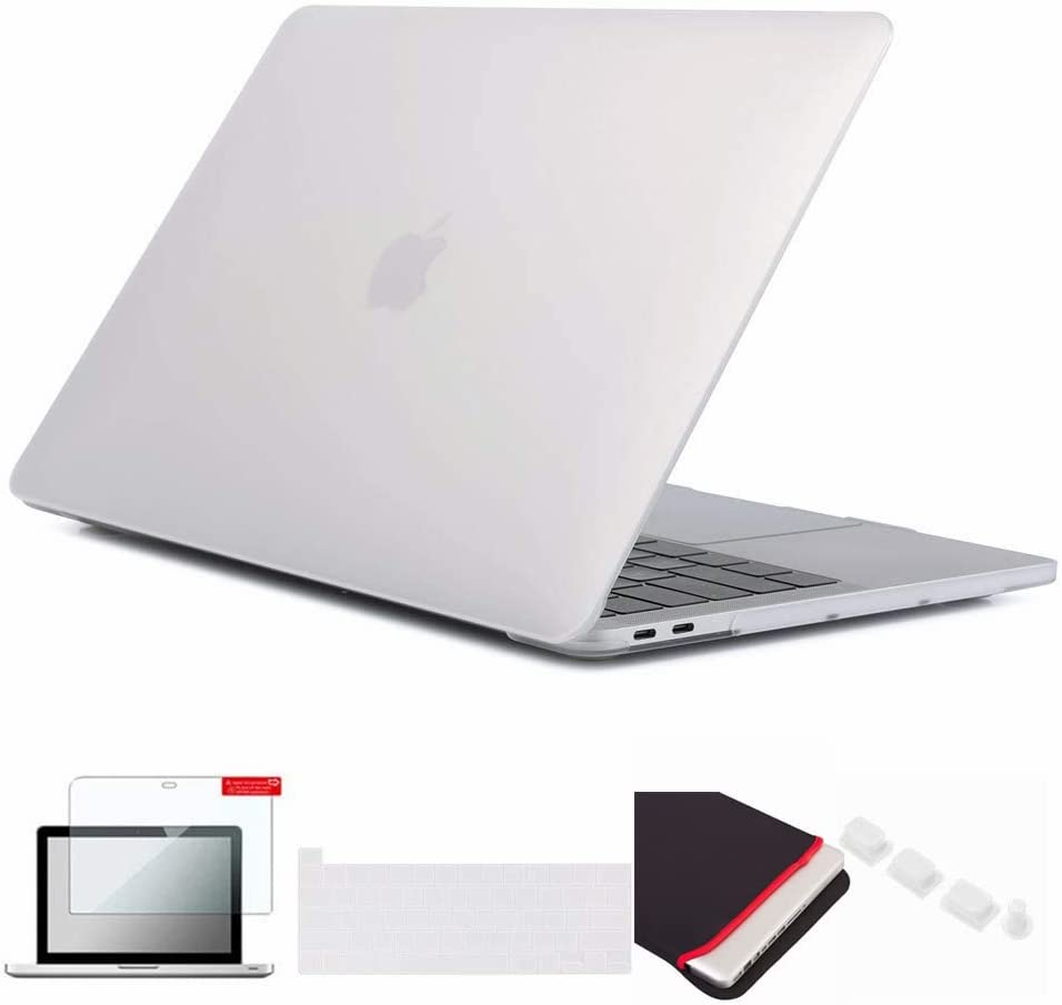 AKIT MacBook Pro 13 Zoll Hülle – Glitzerndes Perlglanz-Design, Inkl. Tastaturabdeckung & Displayschutzfolie