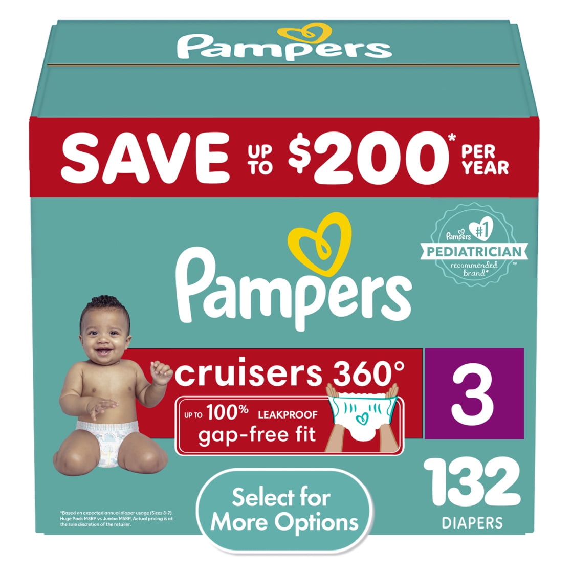 Amazon.com: Pampers Baby-Dry Size 6, 148 Diapers, 13kg