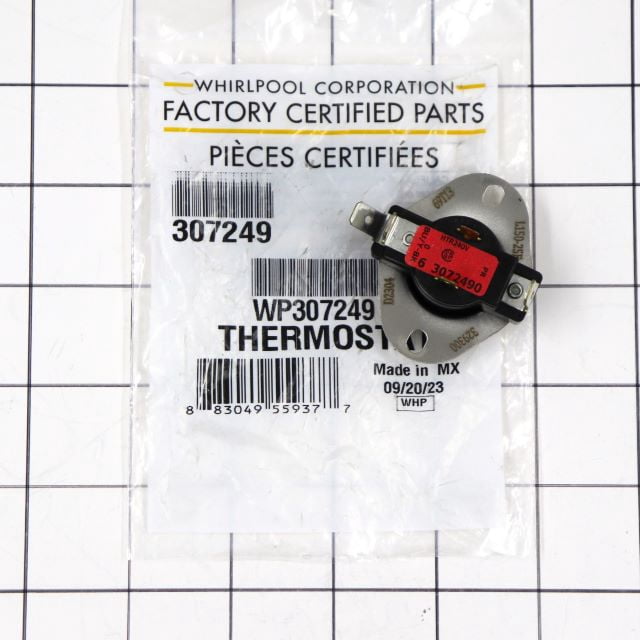 Whirlpool Dryer Cycling Thermostat WP307249