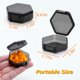 thumbnail image 4 of Small Pill Organizer, 7 Packs Travel Pill Box Portable 3 Day BPA Free Mini Pill Organizer for Pocket Purse Briefcase Travel Pills Medicine Cod Liver Oil Storage Box, 4 of 5